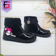 My MELODY Boots for Girls Cute Cartoon Zipper Boots for Kids
