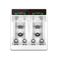 Yonii N4119 AA2800/AAA1100mah/9V Ni-Mh เครื่องชาร์จ ถ่านชาร์จ 9V/แบตเตอรี่ชาร์จ 9 โวลต์ 8.4V Li-ion