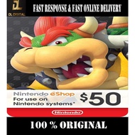 Nintendo Eshop 50 USD (US Redeem Code)