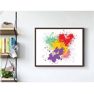 Hanging Picture Frame Size A2 42x60 Cm. Can Be Worn Vertically Horizontally Beautiful Luxurious Styl