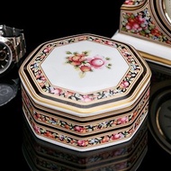 英國製Wedgwood 1992黃金果園骨瓷首飾盒結婚戒指珠寶手錶盒