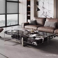 Designer Style Slate Household Combination Coffee Table Large Small Apartment Square Living Room Ita