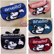 Ready Stock 🇯🇵New Anello Disney Shoulder Bag Top Bag Wallet Travel Bag