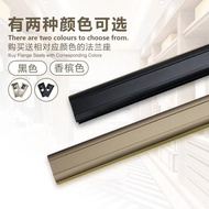 Fixed Flange Wardrobe Clothes Rail Mute Champagne Wardrobe Seat Crossbar Clothes Rail Clothes Suppor