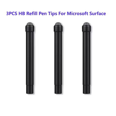 3PCS HB Refill Pen Tips Stylus Pen Nib Refill Replacement For Microsoft Surface Pro 7/6/5/4/Book/Stu