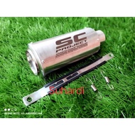Exhaust Sc Project racing - Stainless Pipe Sc Project - Muffler Sc Project in51mm Universal - Canist