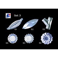 Aluminium Cookie Cutter for All Variety of Cookies and Biscuits Mould E2 E3 E4