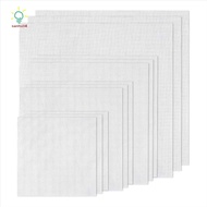 12 PCS Aida Cloth - 14 Count White Fabric for Embroidery Crafts