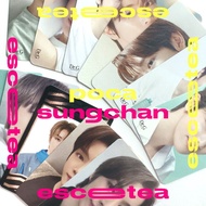 Escetea nct - photocard pc sungchan universe card uc sungchan trading card sanrio tc a ver kihno res