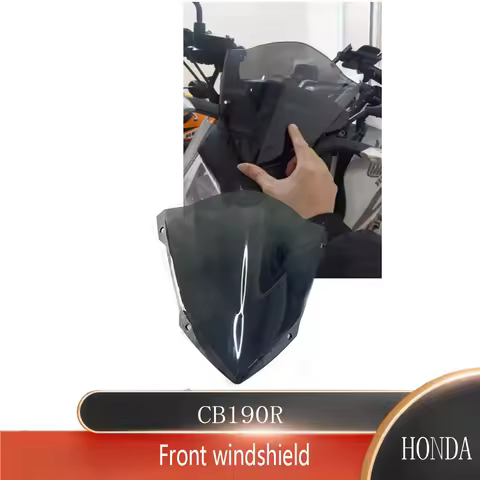 Motorcycle Windscreen Wind Deflectors Windshield With Bracket For HONDA CB190R CB 190R CBF190R