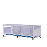 Directly Provided By The Manufacturer Stainless Steel Pet-Showing Dog Cat Cage For Veterinary