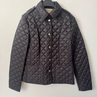 Burberry 黑色內格紋羽絨外套