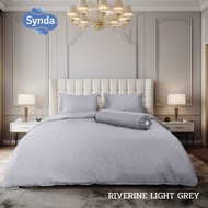 [NEW] Synda ผ้าปูที่นอน รุ่น RIVERINE Cotton Jacquard 700 เส้นด้าย 3.5ฟุต/ 5ฟุต/ 6ฟุต (ไม่รวมปลอกผ้านวม)