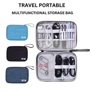 PORTABLE ZIPPER TRAVEL GADGET DIGITAL ELECTRONIC ACCESSORIES STORAGE CABLE ORAGANIZE BAG
