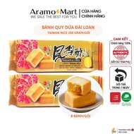 Bánh Dứa Taiwan Nice 200g - Hương vị Đài Loan thơm ngon khó cưỡng 8 bánh/gói