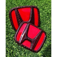 Emblem Carbon Honda Civic / Logo Honda / Emblem / Emblem Carbon/ Logo Carbon /city / jazz / Civic Fd