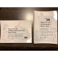 Starbucks Drive-Thru Car Sticker 1pcs Randomly