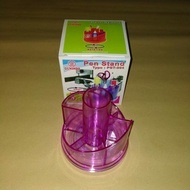 Pen Stand PST - 004 Gunindo (tempat pensil meja, bahan mika, Rotation 360 derajat)
