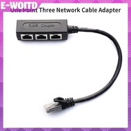 E-WOITD RJ45 Splitter LAN Ethernet Network RJ45 Connector Splitter Adapter Cable E-WOITD