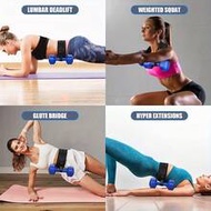 Weight Bearing Fitness Dumbbell Exercise Belt, Hip Thrust Belt