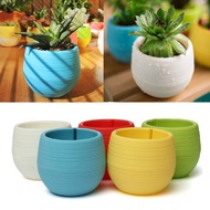 Lots Mini Plastic Flower Pot Succulent Plant Flowerpot For Home Office Decor