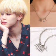 Bangtan Boys Army Chokers Adjustable Necklace Korean Creative Silver Letter Necklace Wholesale
