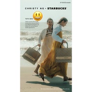 READY STOCK - CN +Starbucks tote bag& CN+ Starbucks backpack