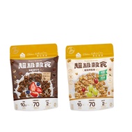 [The chala蕎拉燕麥] 超級穀食 - 輕焙烤堅果/海鹽濃可可 (300g/包)- 2入組