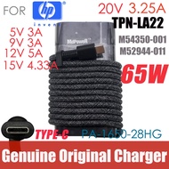 Genuine 65W USB Type C TPN-LA12 Laptop Adapter Charger for HP ELITEBOOK X360 1040 G6 G7 G8  830 G5/3