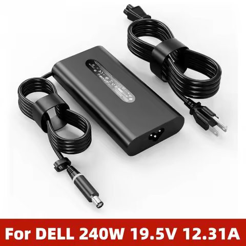 New Slim 240W 19.5V 12.31A Laptop Power Adapter For Dell Alienware 15 17 R4 R5 M17X M18X G5 G7,Preci