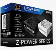 POWER SUPPIY Z-POWER SERIES 600W ,700W 80+ประกัน 5ปี ประกันของทรีบี ของแท้ มีสายไฟเลี้ยงการ์ดจอ 6-8p