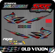 Sticker Striping Variasi Hologram Old Vixion / Vixion Lama 2007-2012 FZ150i Malaysia