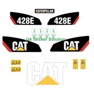 Backhoe Loader Cat 428E Decal Sticker