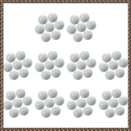 100 Pcs Marbles 16mm Glass Marbles Knicker Glass Balls Decoration Color Nuggets Toy White