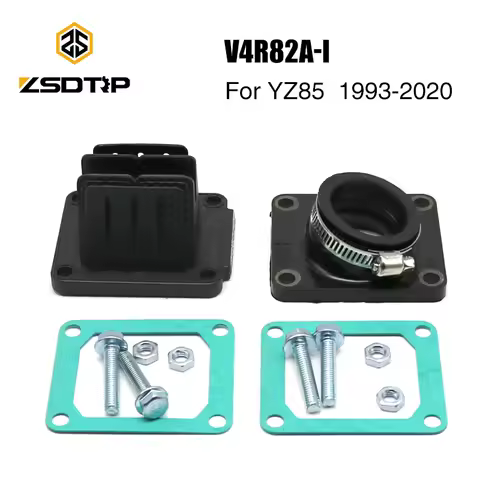 ZSDTRP YZ85 VF4 Reed Valve System Petals V4R82A-I With Intake Manifold For YAMAHA YZ80 YZ 85 80 1993