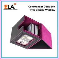 [ELA] Commander Showcase Deck Box – Fits 100 Double-Sleeved Cards for MTG Commander