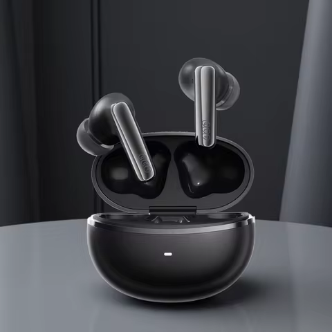 QCY MeloBuds N70 Adaptive ANC Wireless Earbuds Bluetooth 6.0 LDAC Hi-Res Audio 6 Mics Wireless Charg