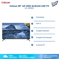 Caixun 50" 4K UHD Android LED TV LE-50S2G | Frameless | HDR 10 | Bluetooth 5.0 | Various Picture Mode | Smart TV with 2 Year Warranty