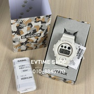 JAPAN SET 100% ORIGINAL CASIO G-SHOCK WHITE SHIRO-SHIBA DW-6900SHB-7JR / DW-6900SHB-7 / DW-6900SHB D