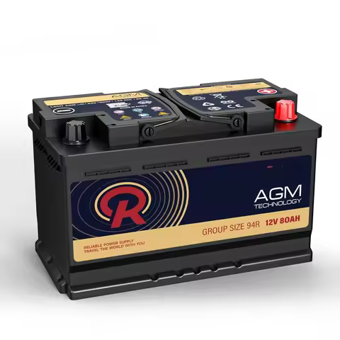 AGM Battery BCI Group 94R Car Battery-12V 80AH H7 Size 94R Automotive Battery, 12V Start-Stop AGM Ca