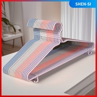 Ready Stock 10 Hangers Household Clothes Hangers Clothes Hangers Drying Hangers Clothes Supports Pla