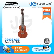 Gretsch G9126 ACE Tenor Guitar-Ukulele with 19 Frets, 6-String Nylon, Satin Finish (Honey Mahogany)