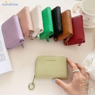 SSUNSHINE Women's Zippered Short Wallet with Card Slots & Coin Pouch