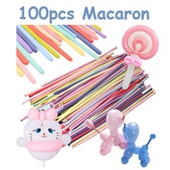 HO308 加厚260长条马卡龙气球 x100 MACARON Long Balloons 260Q Twisting Modelling Balloon 100pcs CANDY Color