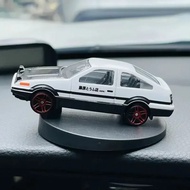 POM Diecast Car Decoration Dashboard Display Miniature Toy Car Drift Drifting Toyota AE86 Scale 1:64