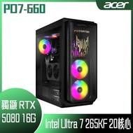 ACER 宏碁 Predator Orion PO7-660 - U7處理器/64G記憶體/2TB+2T SSD/RTX5080顯卡/Win11 (DG.E4DTA.004)
