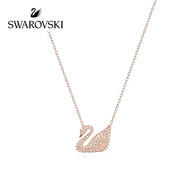 Swarovski Symbol Symbol Swan Silver Necklace Crystal Necklace Handmade Jewelry Moissanite Necklace W