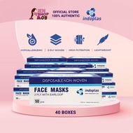 Bundle 40box Indoplas Facemask (1case)