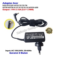 ACER ADAPTOR ASPIRE ONE 19V 2.15A 5.5*1.7MM V5-121 V5-122 V5-132 521 522 532 532H 533 722 725 753 75