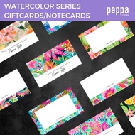 Personalized Watercolor Series Birthday Card Gift Card / Note Card